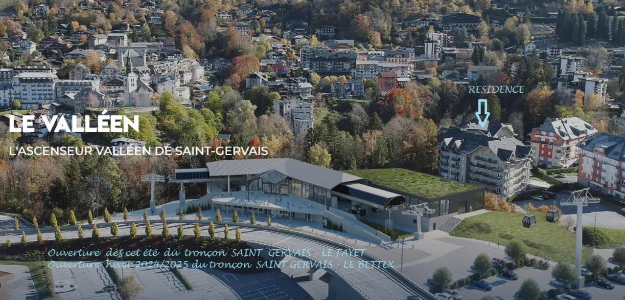 Appartement T2+Cabine Independante Au Depart Des Telecabines Saint-Gervais/Bettex/Mont D'Arbois Экстерьер фото